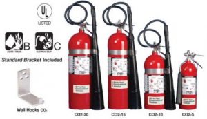 water type fire extinguisher -co2